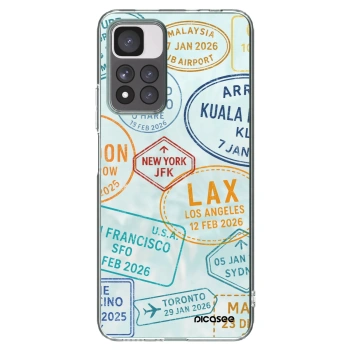Picasee silikonski prozorni ovitek za Xiaomi Redmi Note 11 Pro+ 5G - PASSPORT EDITION