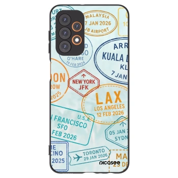Picasee silikonski črni ovitek za Samsung Galaxy A23 A236B 5G - PASSPORT EDITION