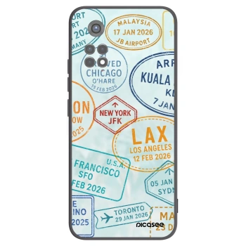 Picasee silikonski črni ovitek za Xiaomi Redmi Note 11S 5G - PASSPORT EDITION