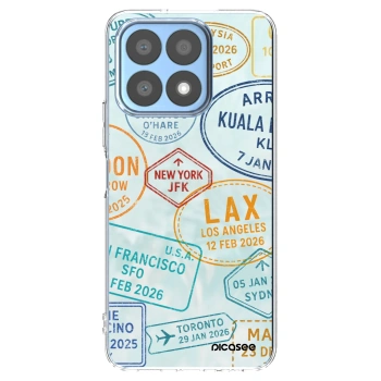 Picasee silikonski prozorni ovitek za Honor X8a - PASSPORT EDITION