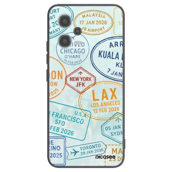 Picasee silikonski črni ovitek za Xiaomi Redmi Note 12 5G - PASSPORT EDITION