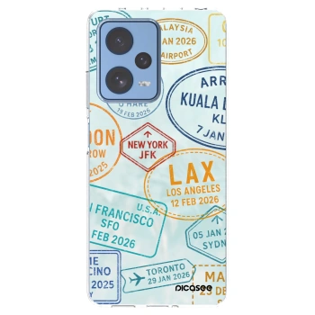 Picasee silikonski prozorni ovitek za Xiaomi Redmi Note 12 Pro 5G - PASSPORT EDITION