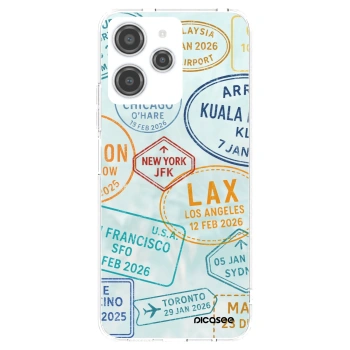 Picasee silikonski prozorni ovitek za Xiaomi Redmi 12 4G - PASSPORT EDITION