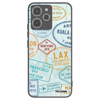 Picasee silikonski črni ovitek za Xiaomi Redmi 12 4G - PASSPORT EDITION