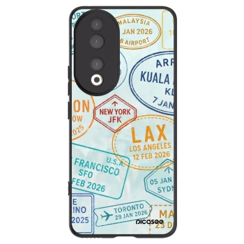 Picasee silikonski črni ovitek za Honor 90 5G - PASSPORT EDITION