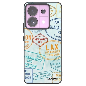 Picasee silikonski črni ovitek za Xiaomi Redmi Note 13 Pro 5G - PASSPORT EDITION