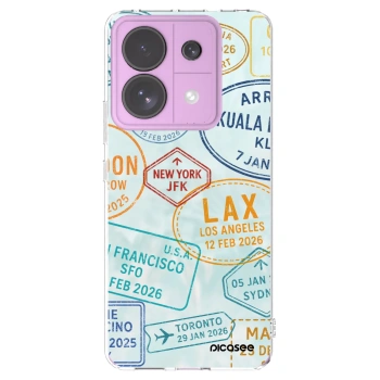 Picasee silikonski prozorni ovitek za Xiaomi Redmi Note 13 Pro 5G - PASSPORT EDITION
