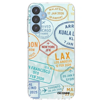 Picasee silikonski prozorni ovitek za Samsung Galaxy A15 A156B 5G - PASSPORT EDITION