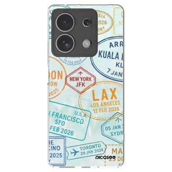 Picasee silikonski prozorni ovitek za Xiaomi Redmi Note 13 4G - PASSPORT EDITION
