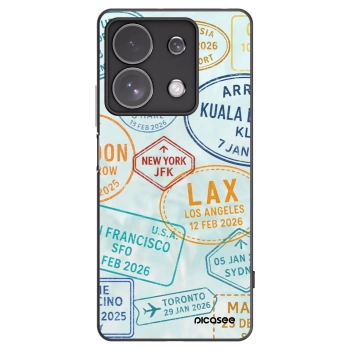 Picasee silikonski črni ovitek za Xiaomi Redmi Note 13 Pro 4G - PASSPORT EDITION
