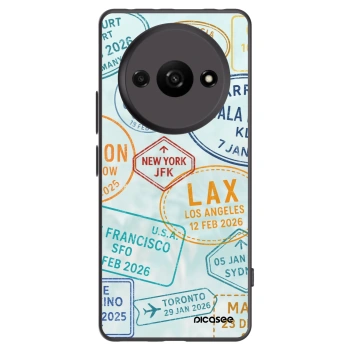 Picasee silikonski črni ovitek za Xiaomi Redmi A3 - PASSPORT EDITION