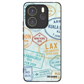 Picasee silikonski črni ovitek za Xiaomi Redmi Note 14 4G - PASSPORT EDITION