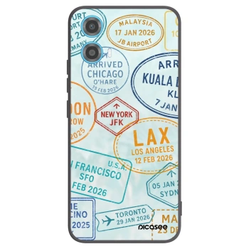 Picasee silikonski črni ovitek za Motorola Moto G34 5G - PASSPORT EDITION