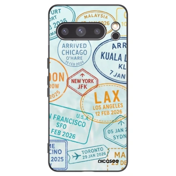 Picasee silikonski črni ovitek za Google Pixel 8 Pro - PASSPORT EDITION