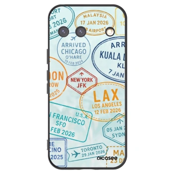 Picasee silikonski črni ovitek za Google Pixel 9 - PASSPORT EDITION