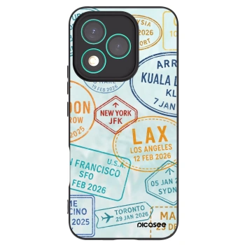 Picasee silikonski črni ovitek za Honor 400 Lite 5G - PASSPORT EDITION