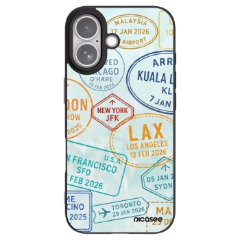 Picasee silikonski črni ovitek za Apple iPhone 17 - PASSPORT EDITION