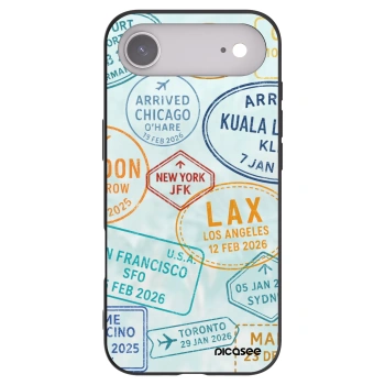 Picasee silikonski črni ovitek za Apple iPhone Air - PASSPORT EDITION