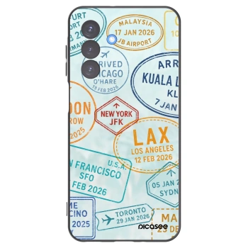 Picasee silikonski črni ovitek za Samsung Galaxy A17 5G - PASSPORT EDITION