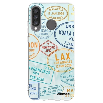 Picasee silikonski prozorni ovitek za Huawei P30 Lite - PASSPORT EDITION