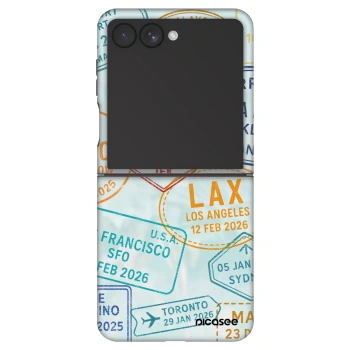 Picasee Fashion Case za Samsung Galaxy Z Flip7 5G - PASSPORT EDITION