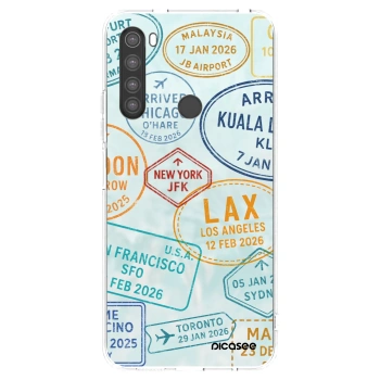 Picasee silikonski prozorni ovitek za Xiaomi Redmi Note 8 - PASSPORT EDITION