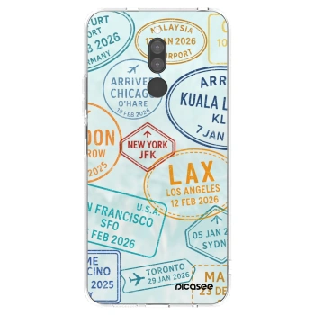 Picasee silikonski prozorni ovitek za Xiaomi Redmi 8 - PASSPORT EDITION
