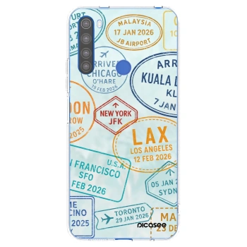 Picasee silikonski prozorni ovitek za Xiaomi Redmi Note 8T - PASSPORT EDITION