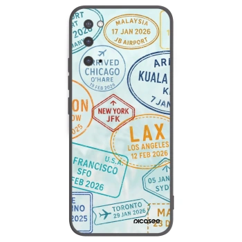 Picasee silikonski črni ovitek za Samsung Galaxy S20 G980F - PASSPORT EDITION