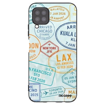 Picasee silikonski črni ovitek za Huawei P40 Lite - PASSPORT EDITION