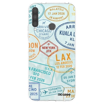 Picasee silikonski prozorni ovitek za Huawei P40 Lite E - PASSPORT EDITION