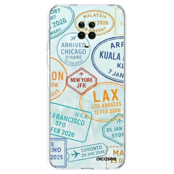 Picasee silikonski prozorni ovitek za Xiaomi Redmi Note 9 Pro - PASSPORT EDITION