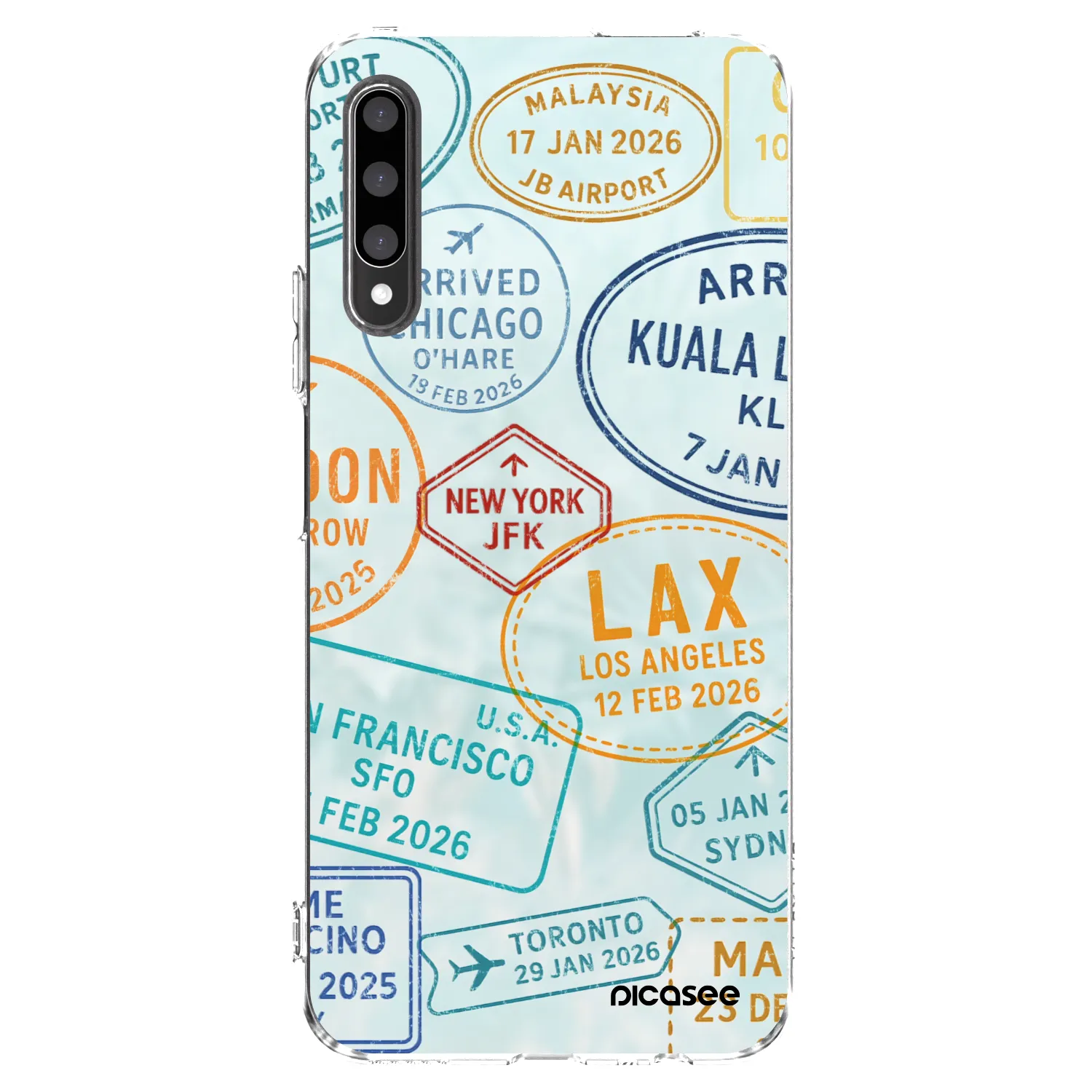 Picasee silikonski prozorni ovitek za Honor 9X Pro - PASSPORT EDITION