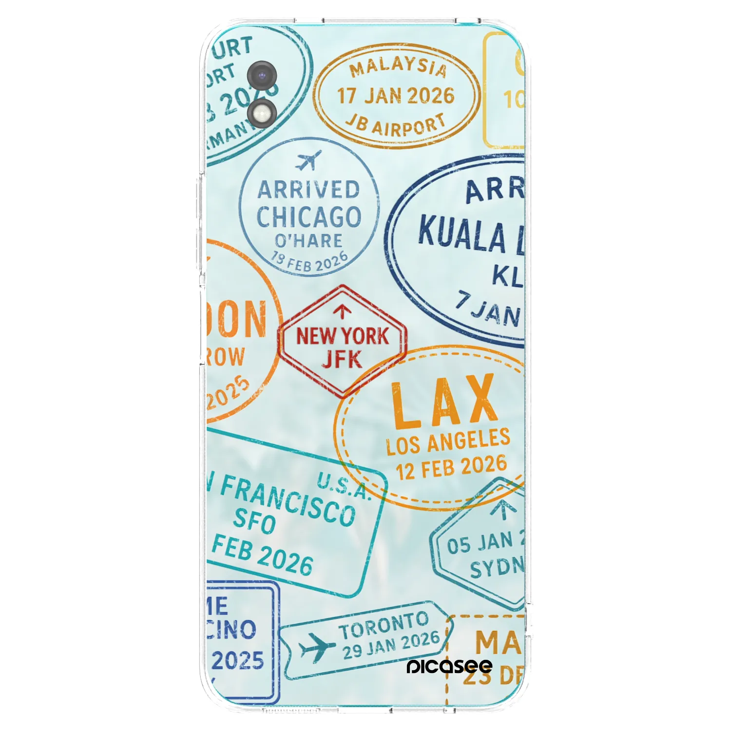 Picasee silikonski črni ovitek za Xiaomi Redmi 9A - PASSPORT EDITION