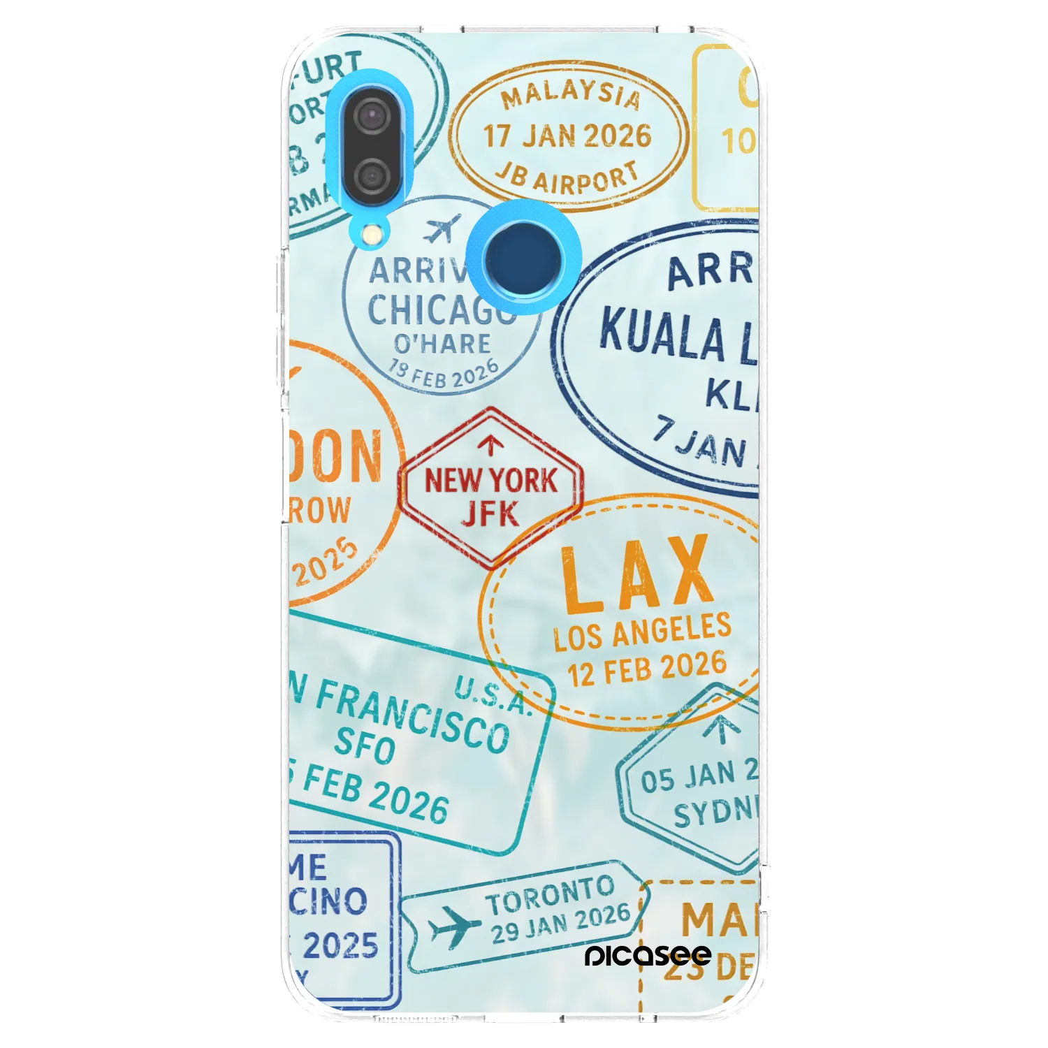 Picasee silikonski prozorni ovitek za Huawei P20 Lite - PASSPORT EDITION