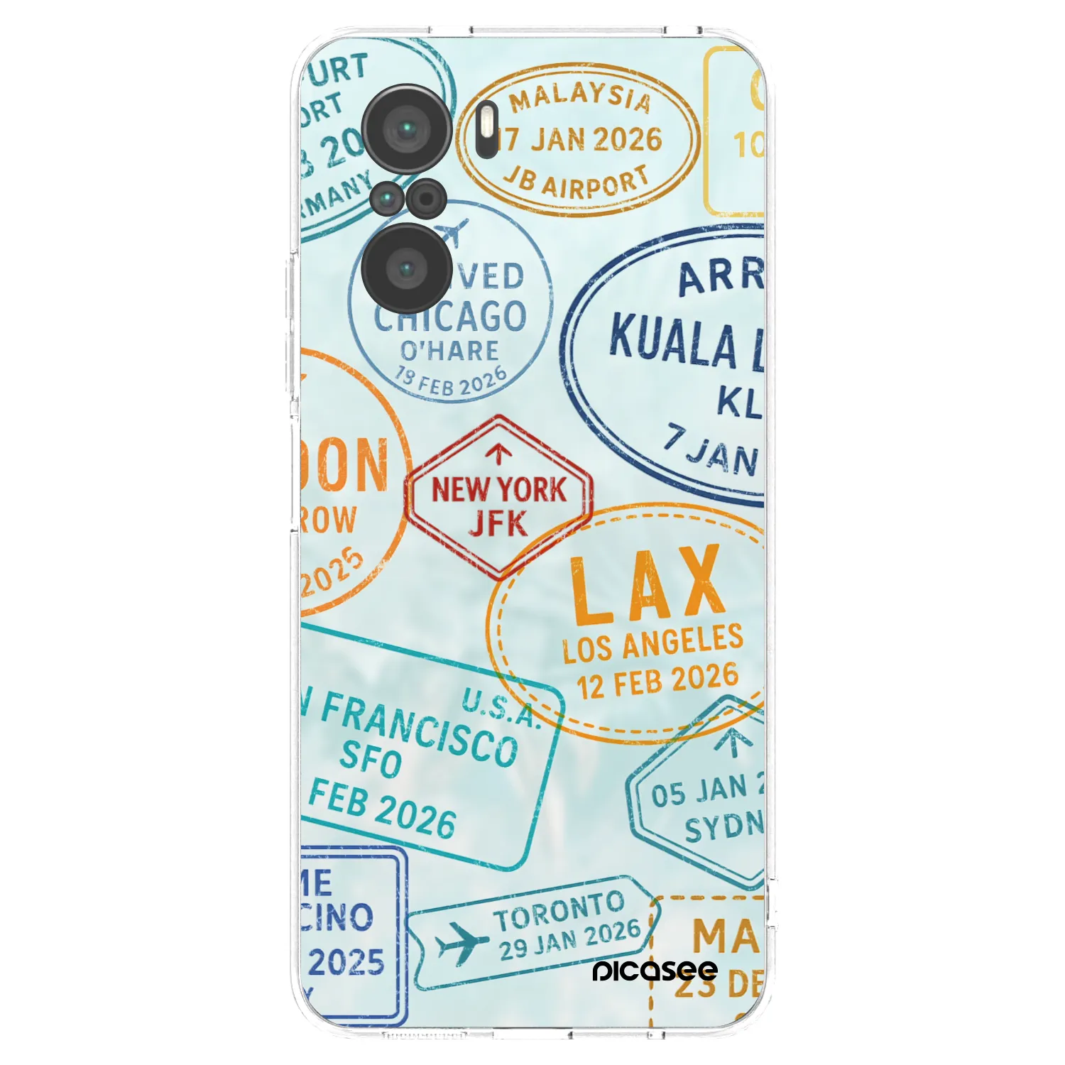 Picasee silikonski prozorni ovitek za Xiaomi Poco F3 - PASSPORT EDITION