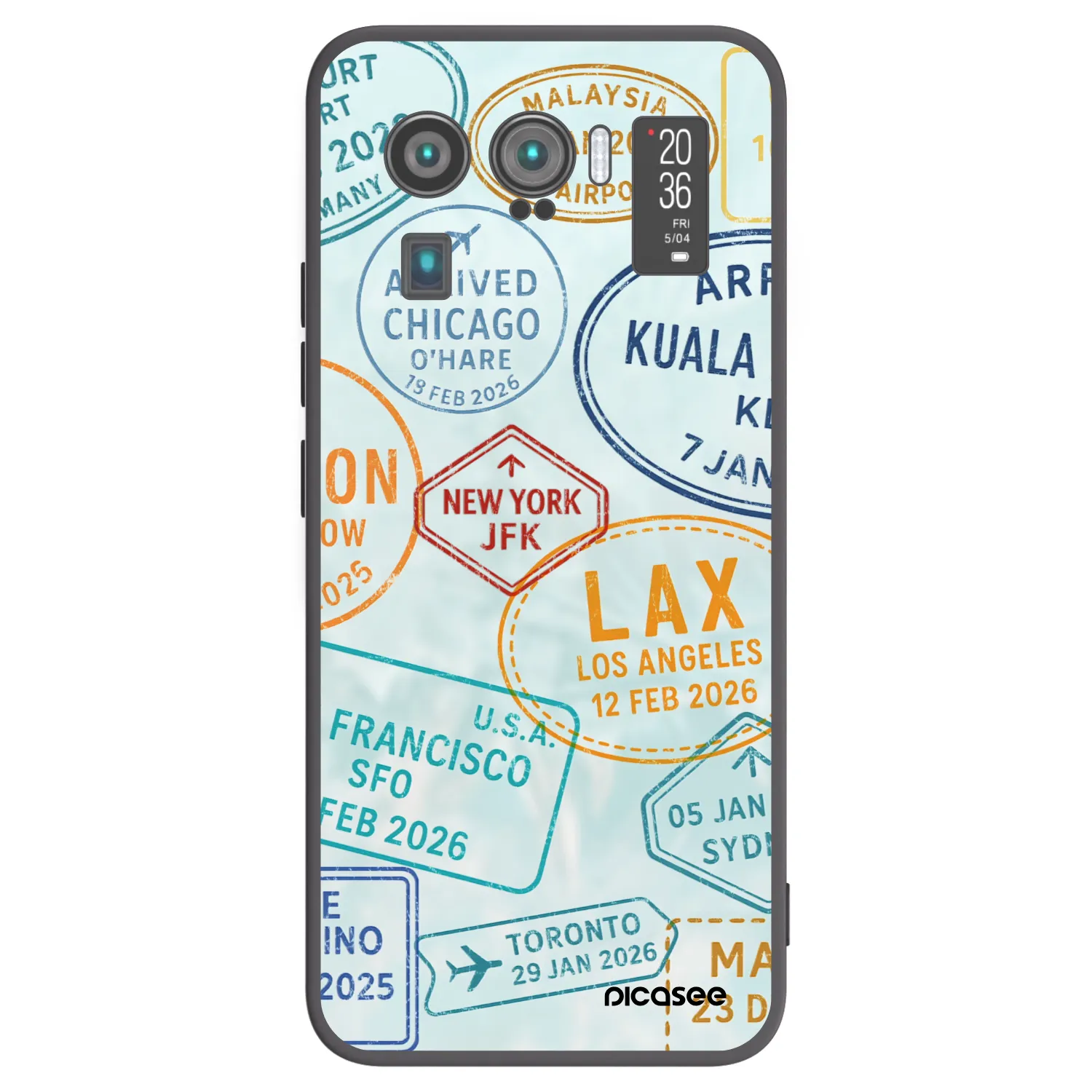 Picasee silikonski črni ovitek za Xiaomi Mi 11 Ultra - PASSPORT EDITION
