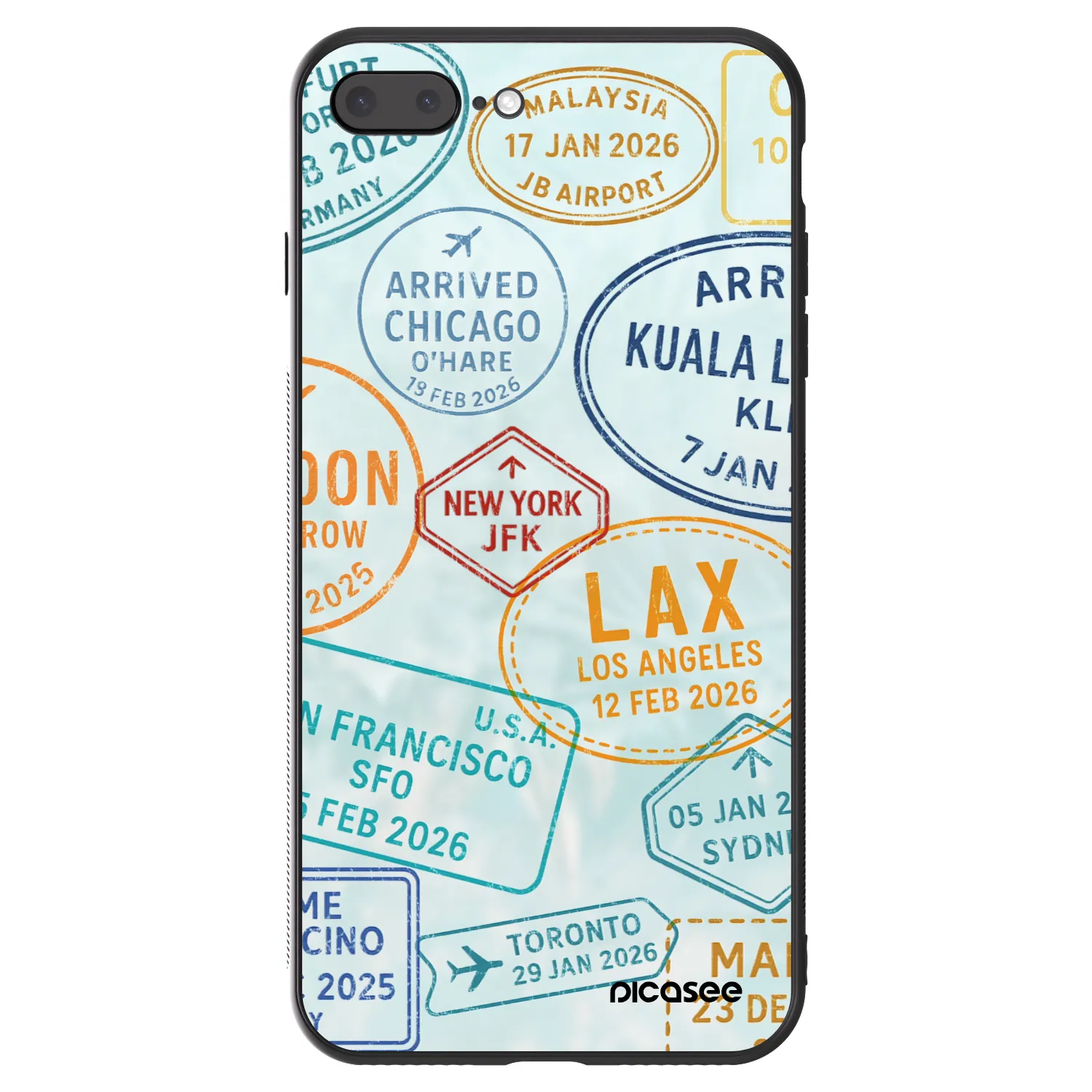 Picasee ULTIMATE CASE za Apple iPhone 8 Plus - PASSPORT EDITION