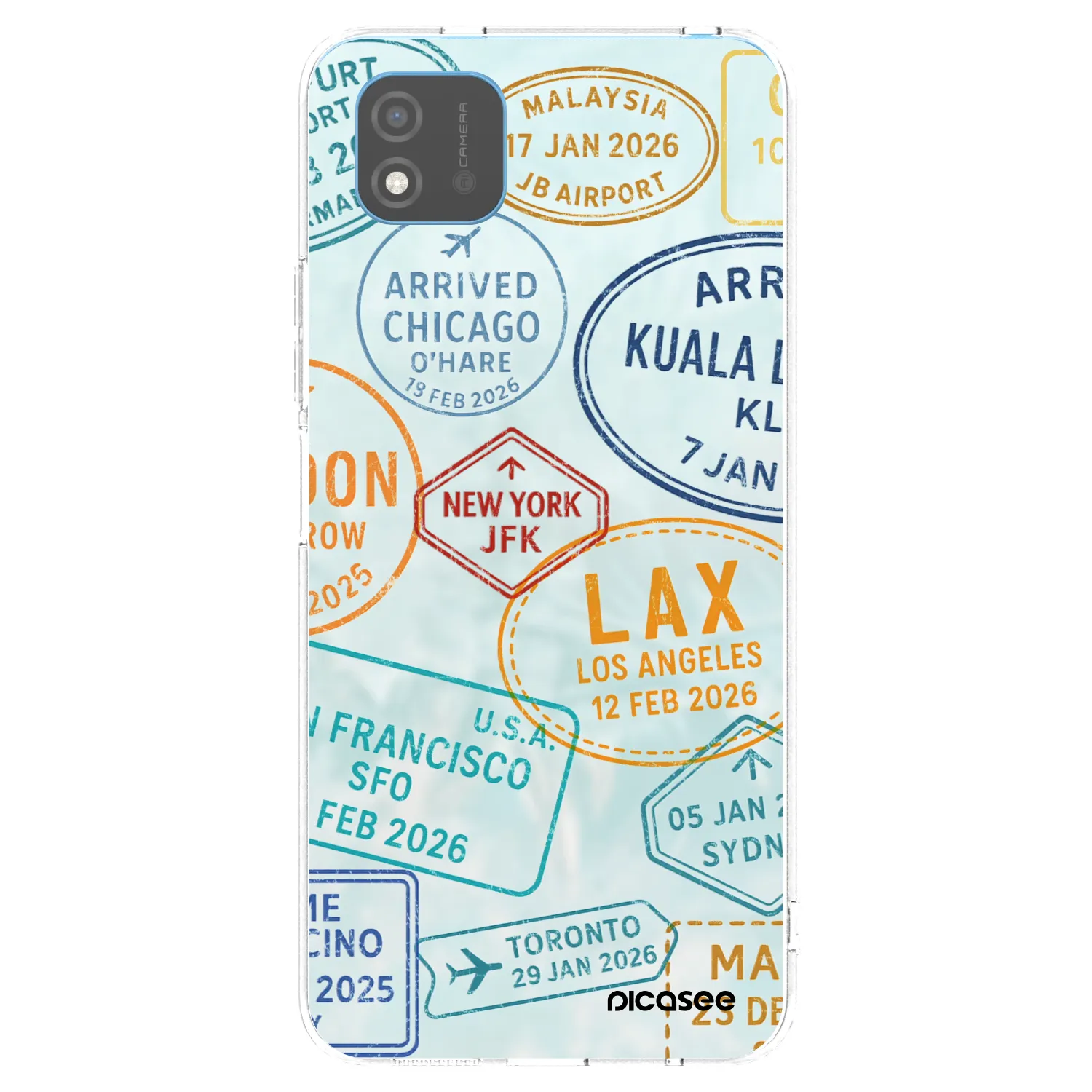 Picasee silikonski prozorni ovitek za Realme C11 (2021) - PASSPORT EDITION