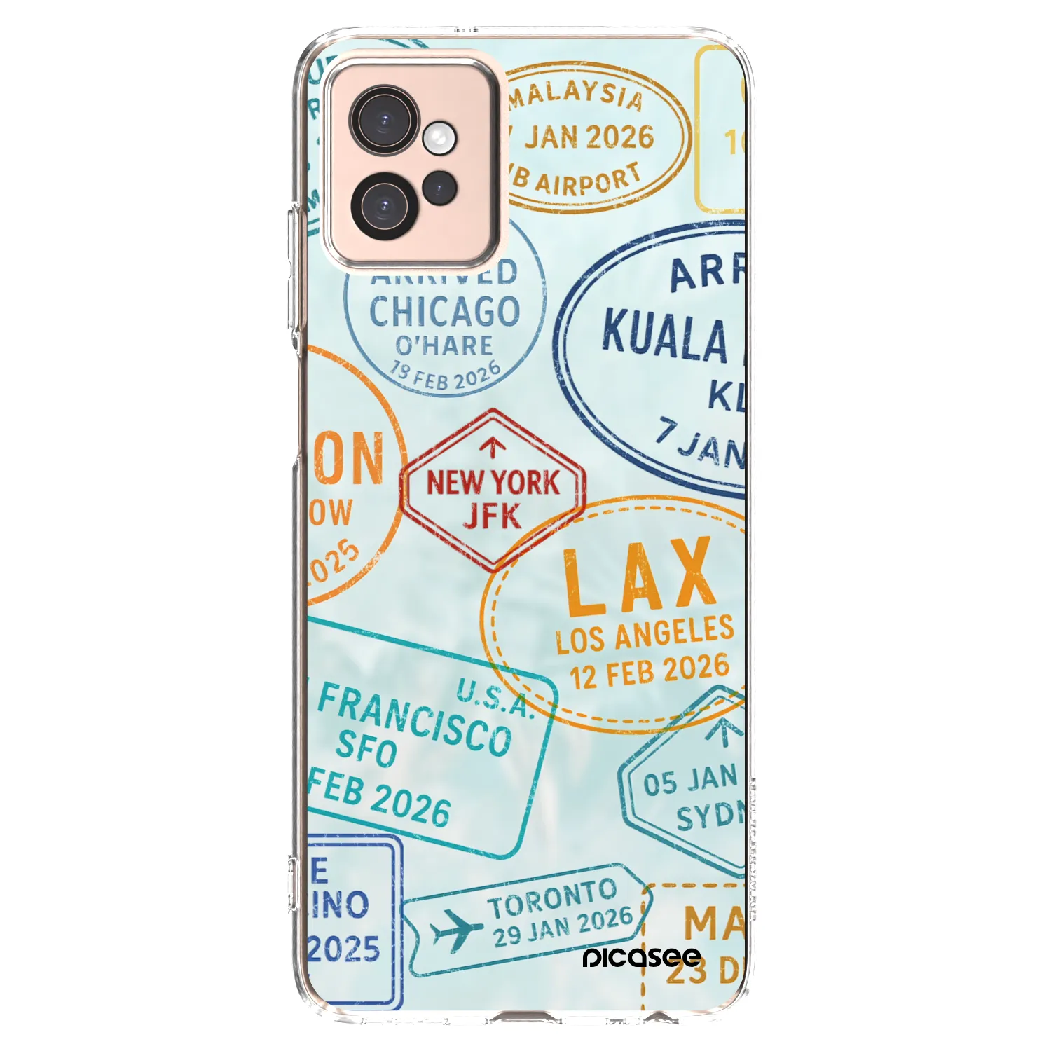 Picasee silikonski prozorni ovitek za Motorola Moto G32 - PASSPORT EDITION