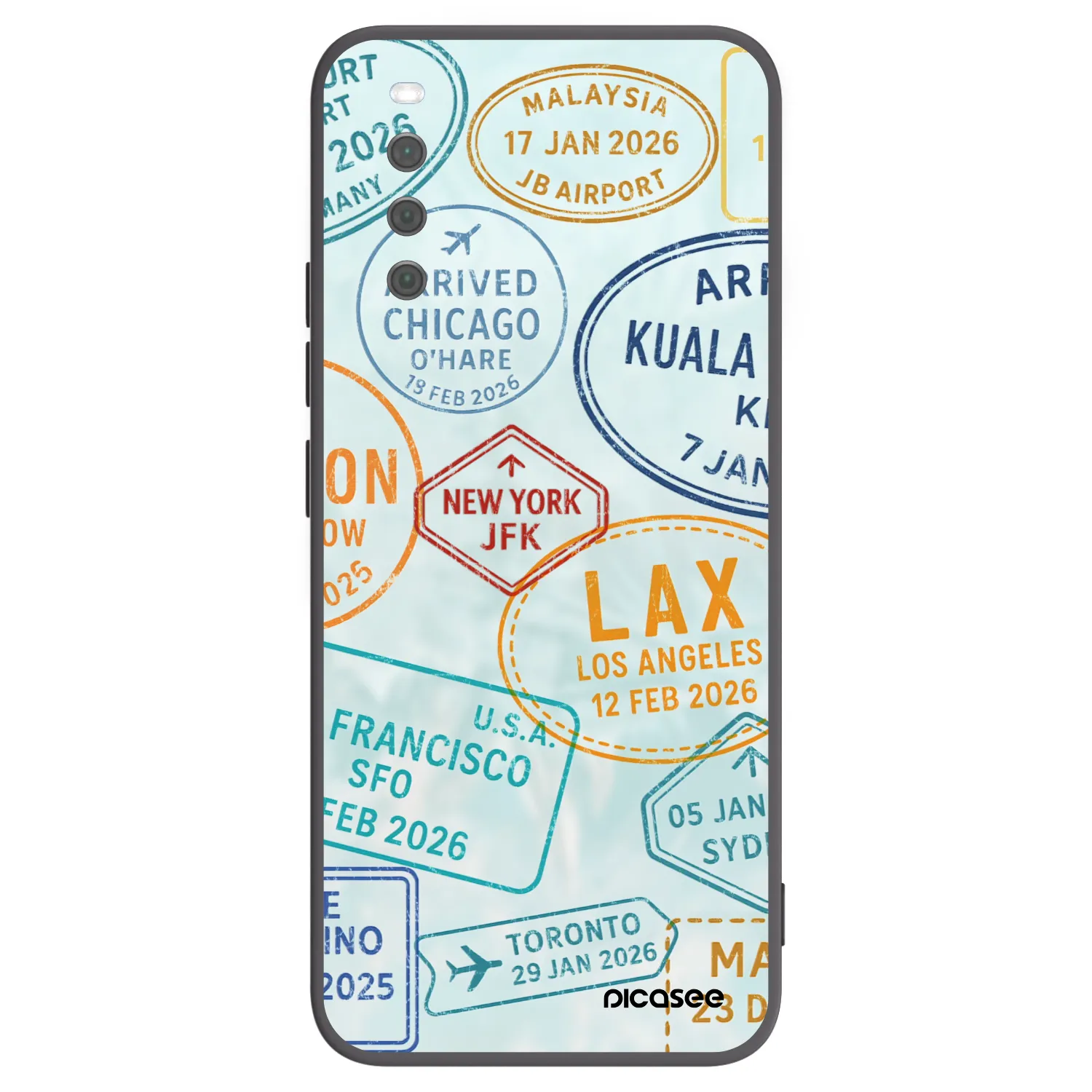 Picasee silikonski črni ovitek za Sony Xperia 10 III - PASSPORT EDITION