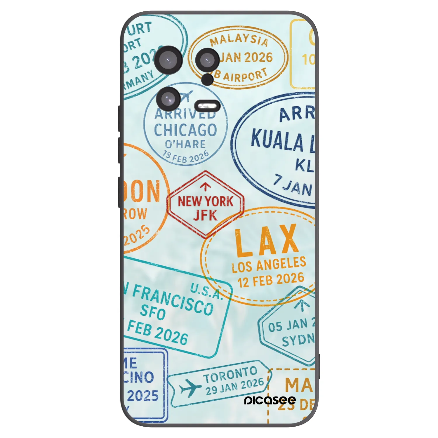 Picasee silikonski črni ovitek za Xiaomi 13 - PASSPORT EDITION