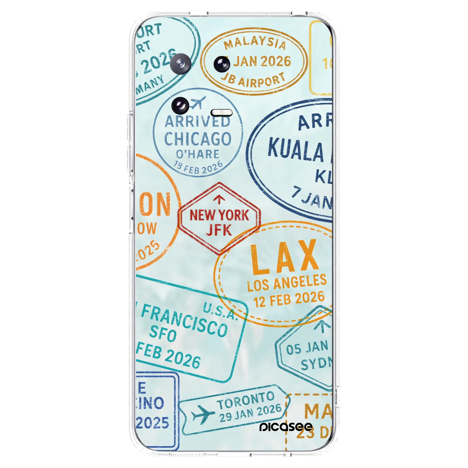 Picasee silikonski prozorni ovitek za Xiaomi 13 Pro - PASSPORT EDITION
