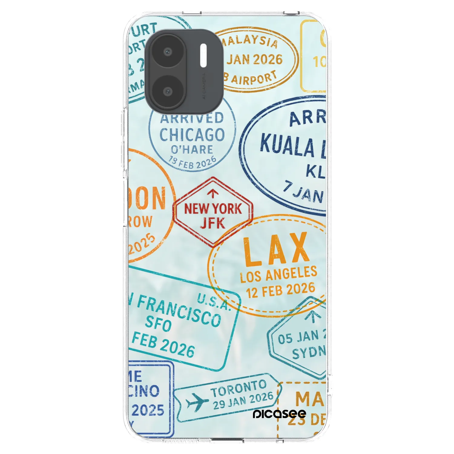 Picasee silikonski prozorni ovitek za Xiaomi Redmi A2 - PASSPORT EDITION