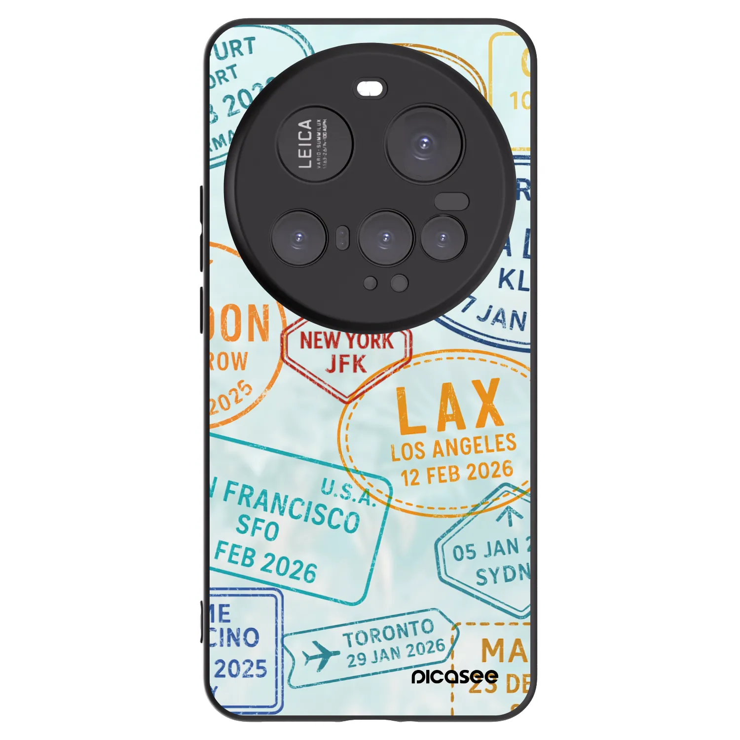 Picasee silikonski črni ovitek za Xiaomi 15 Ultra - PASSPORT EDITION