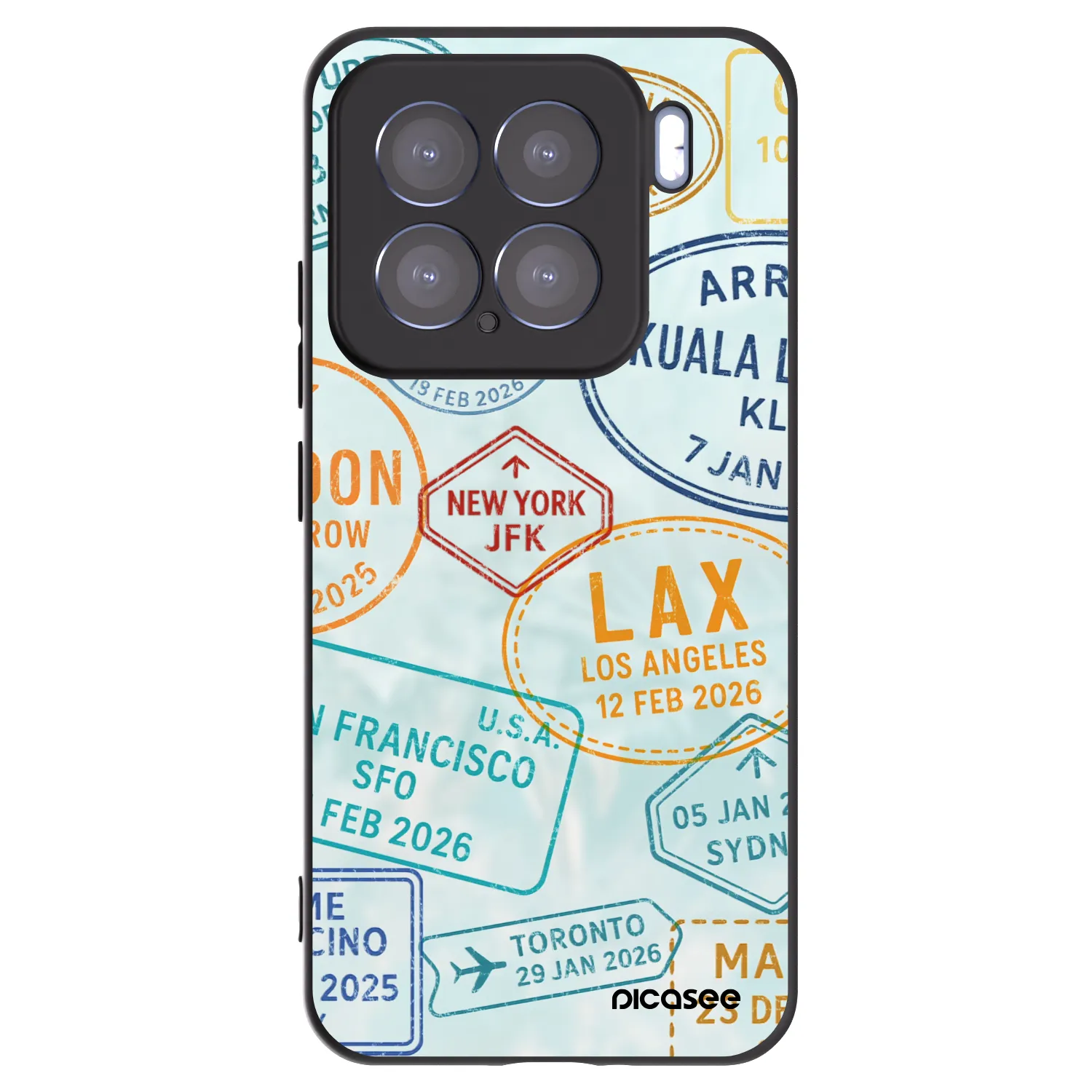 Picasee silikonski črni ovitek za Xiaomi 15 - PASSPORT EDITION