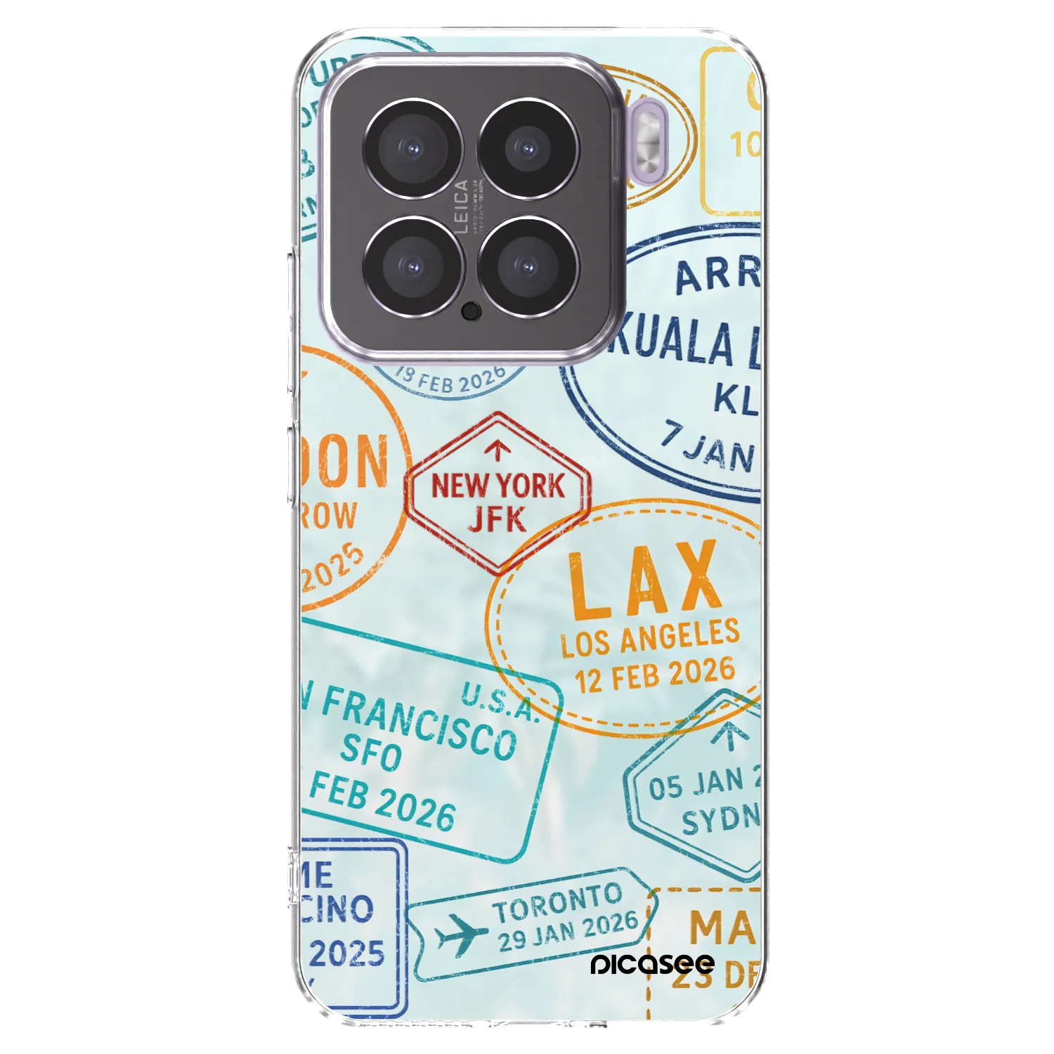 Picasee silikonski prozorni ovitek za Xiaomi 15 - PASSPORT EDITION