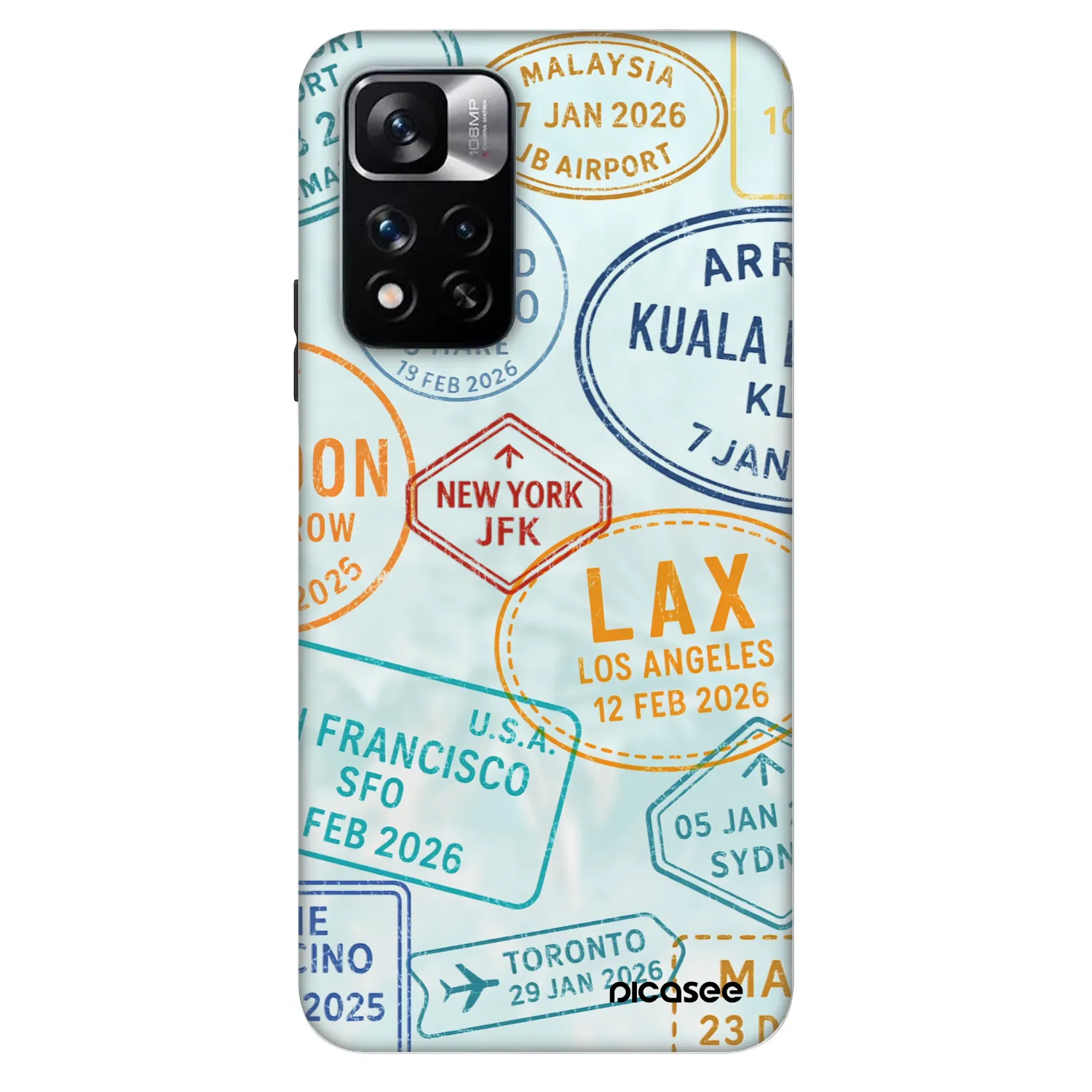 Picasee Fashion Case za Xiaomi Redmi Note 11 Pro - PASSPORT EDITION