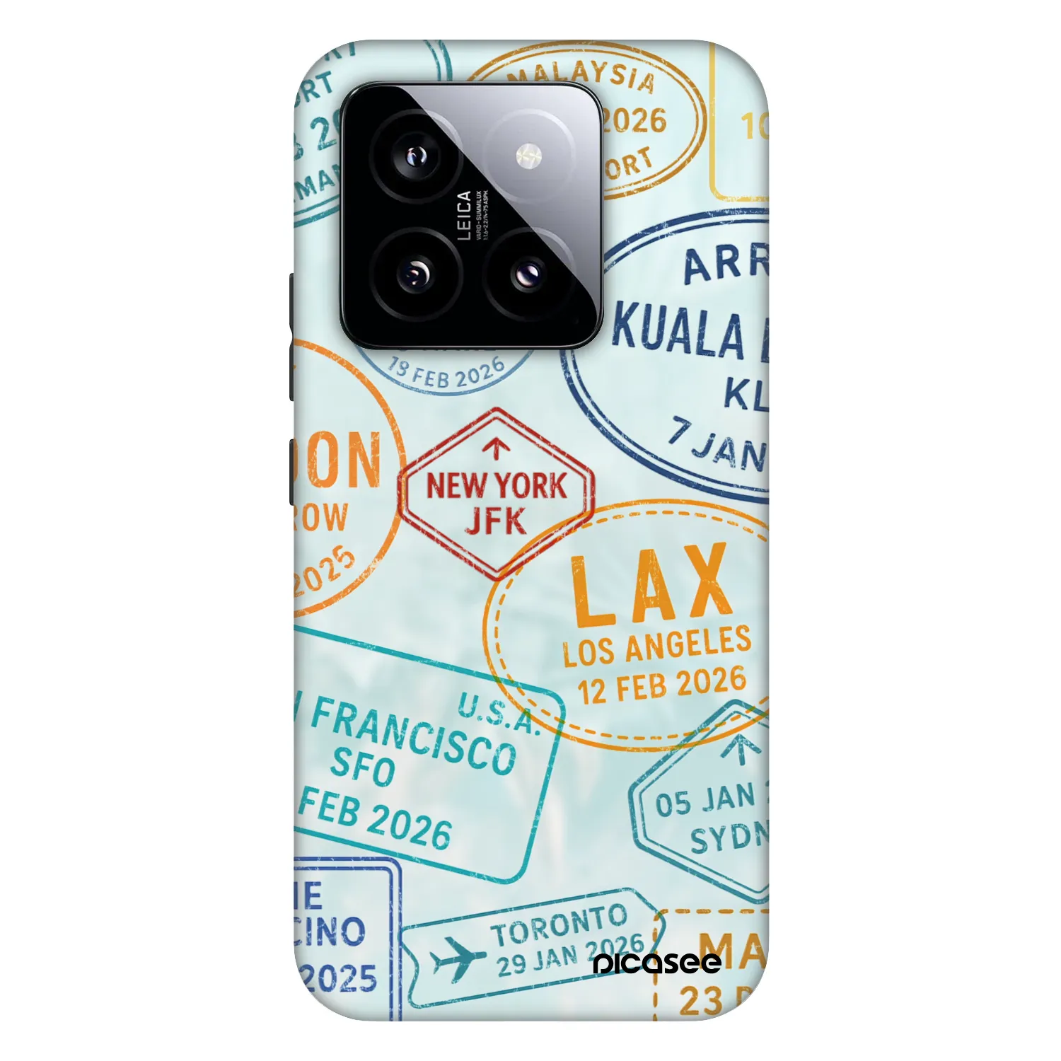 Picasee Fashion Case za Xiaomi 14 - PASSPORT EDITION