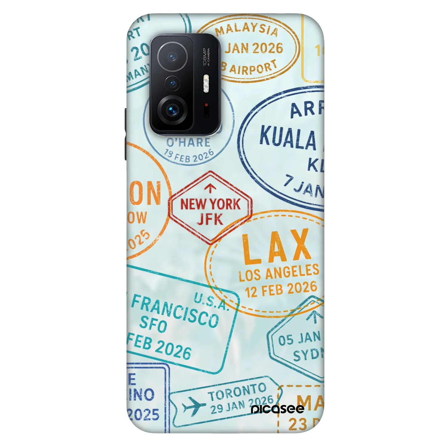 Picasee Fashion Case za Xiaomi 11T Pro - PASSPORT EDITION